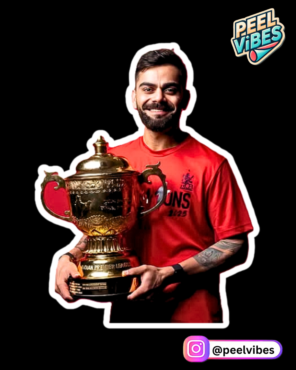 Virat Sticker Pack of 5