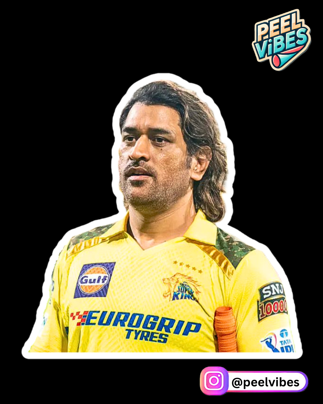 Dhoni Sticker Pack of 5