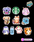 Cute Sticker Pack of 10