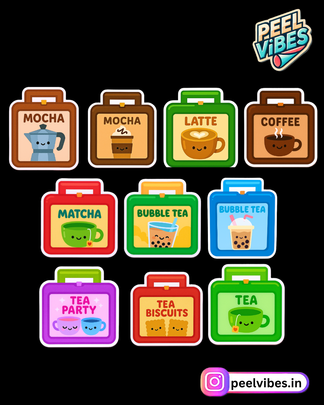 Cute Sticker Pack of 10