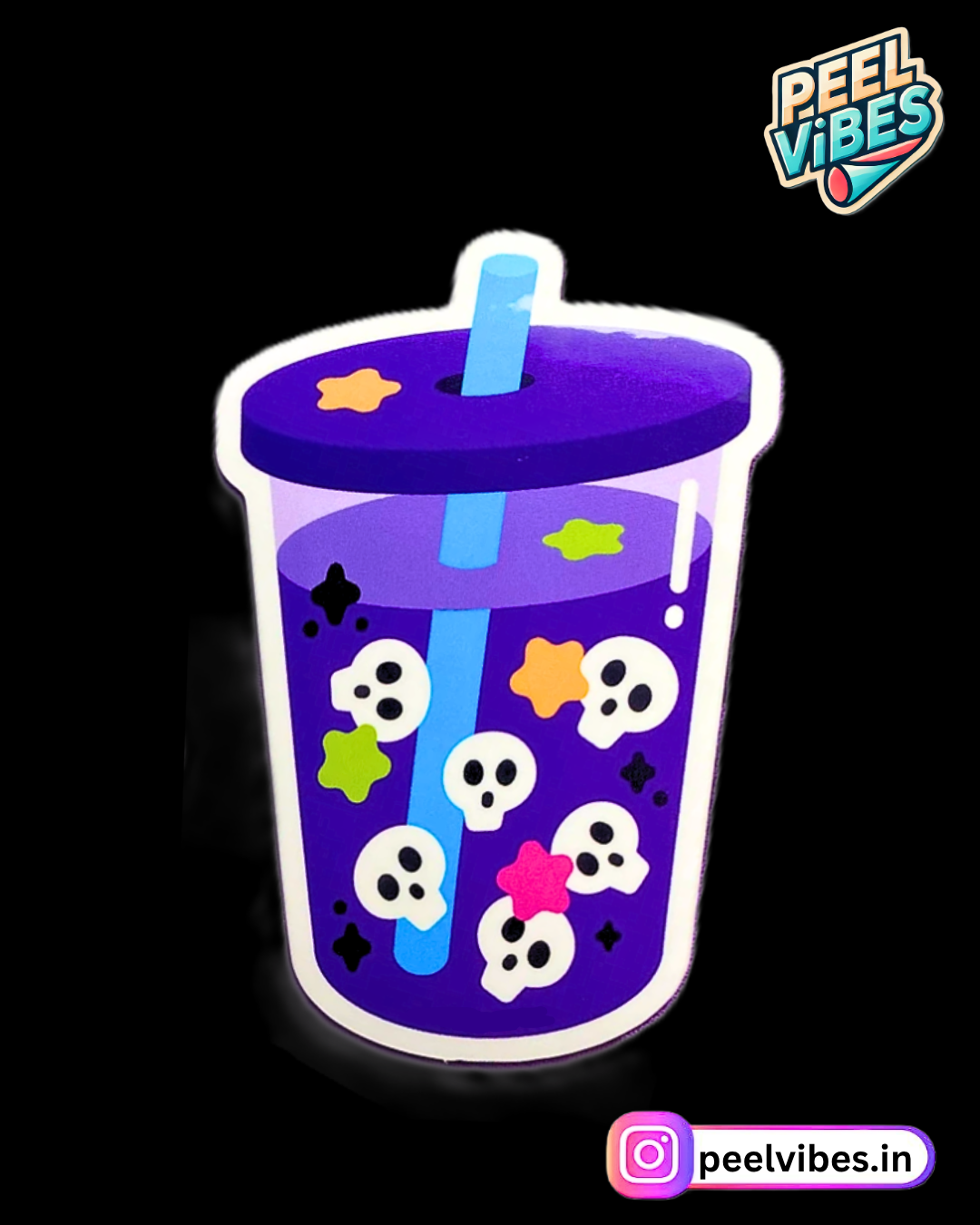 Ghost Bubble Drink Sticker