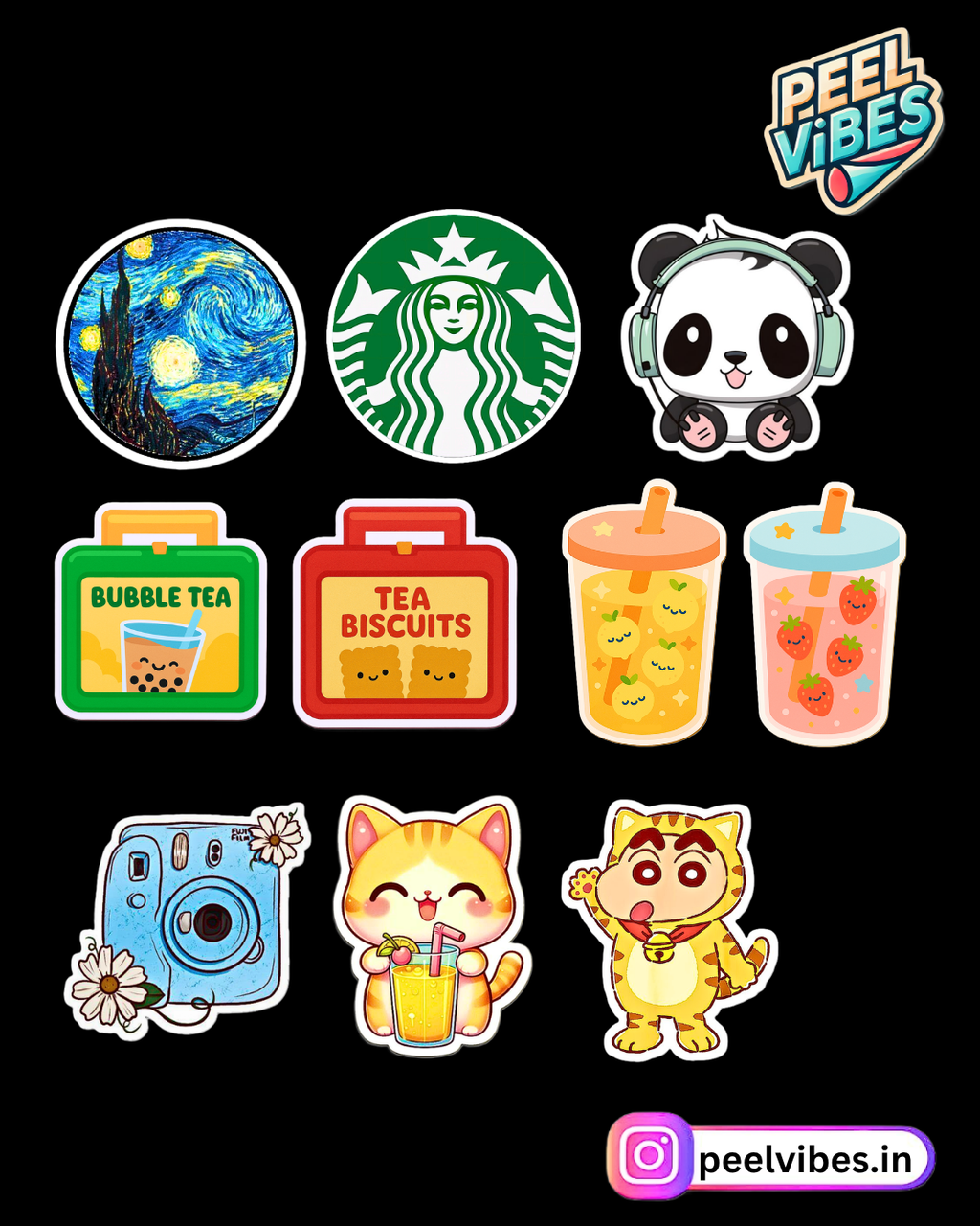 Cute Sticker Pack of 10