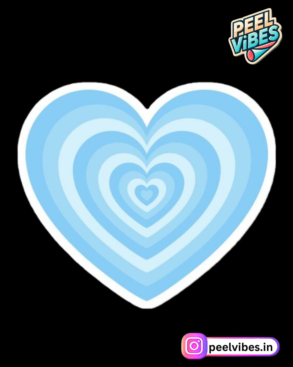 Blue Heart Sticker