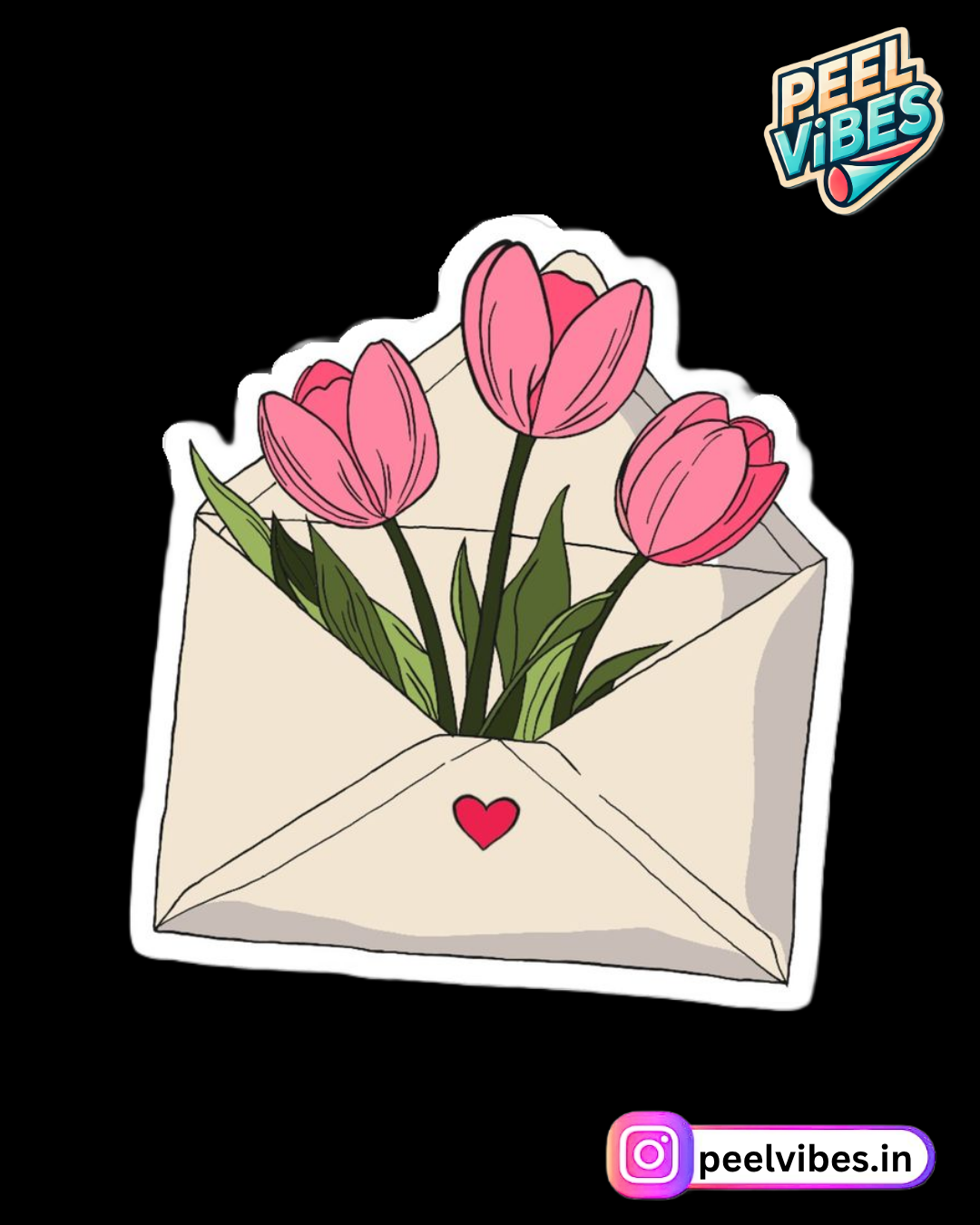 Tulip mail Sticker