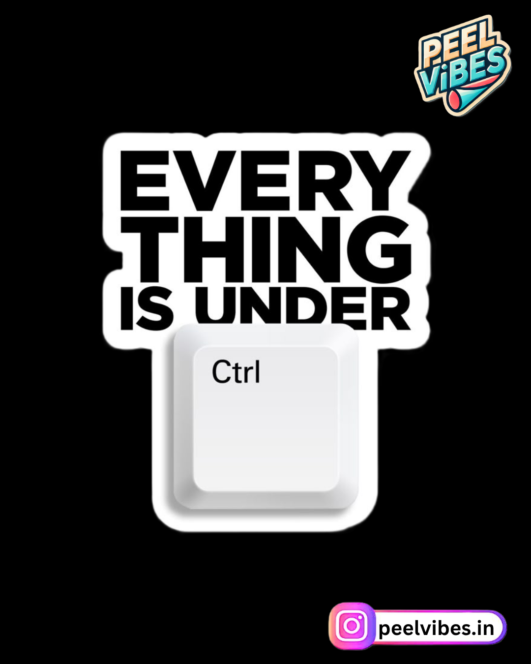 Everytthing is under Ctrl Sticker