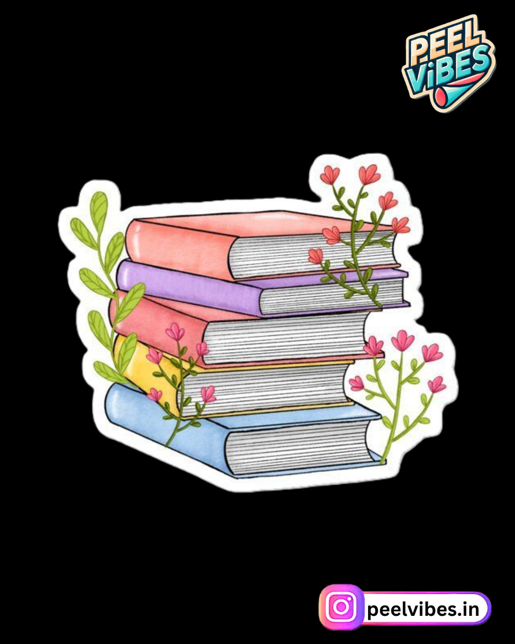 Aesthetic Book Sticker