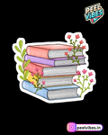 Aesthetic Book Sticker