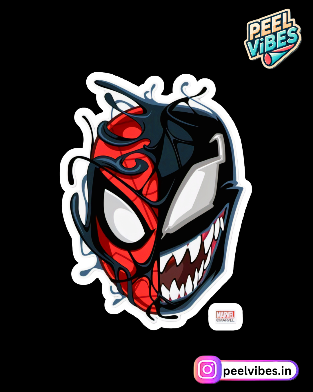 Spider-man and Venom Sticker
