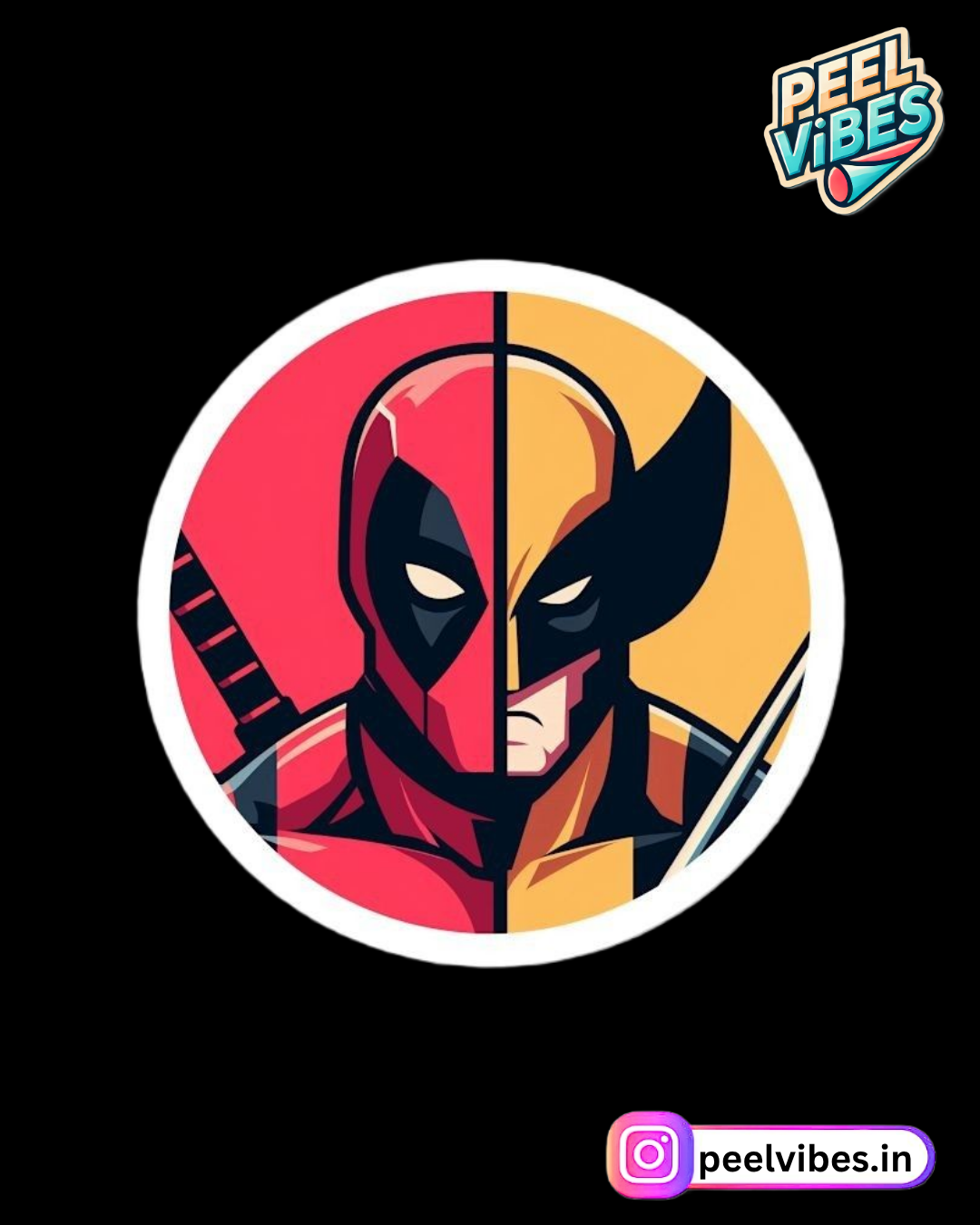 Deadpool and Wolverine Sticker