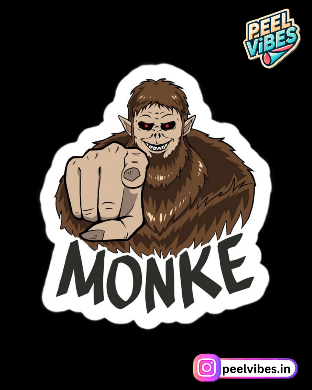 Attack on Titan (Monke) Sticker