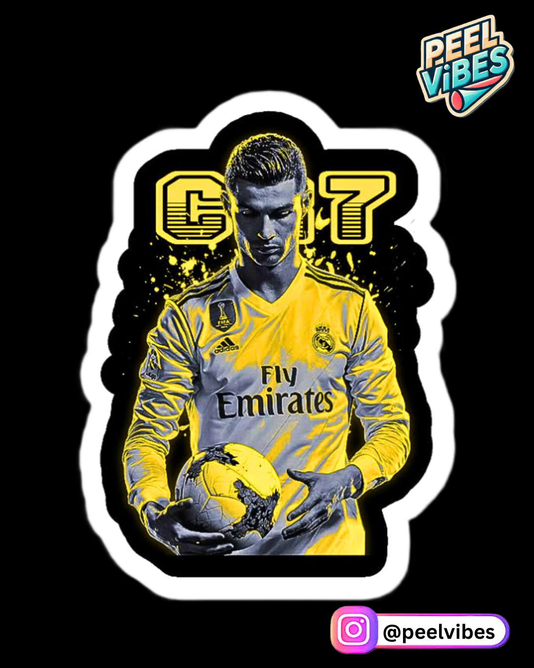 Ronaldo Sticker Pack of 5