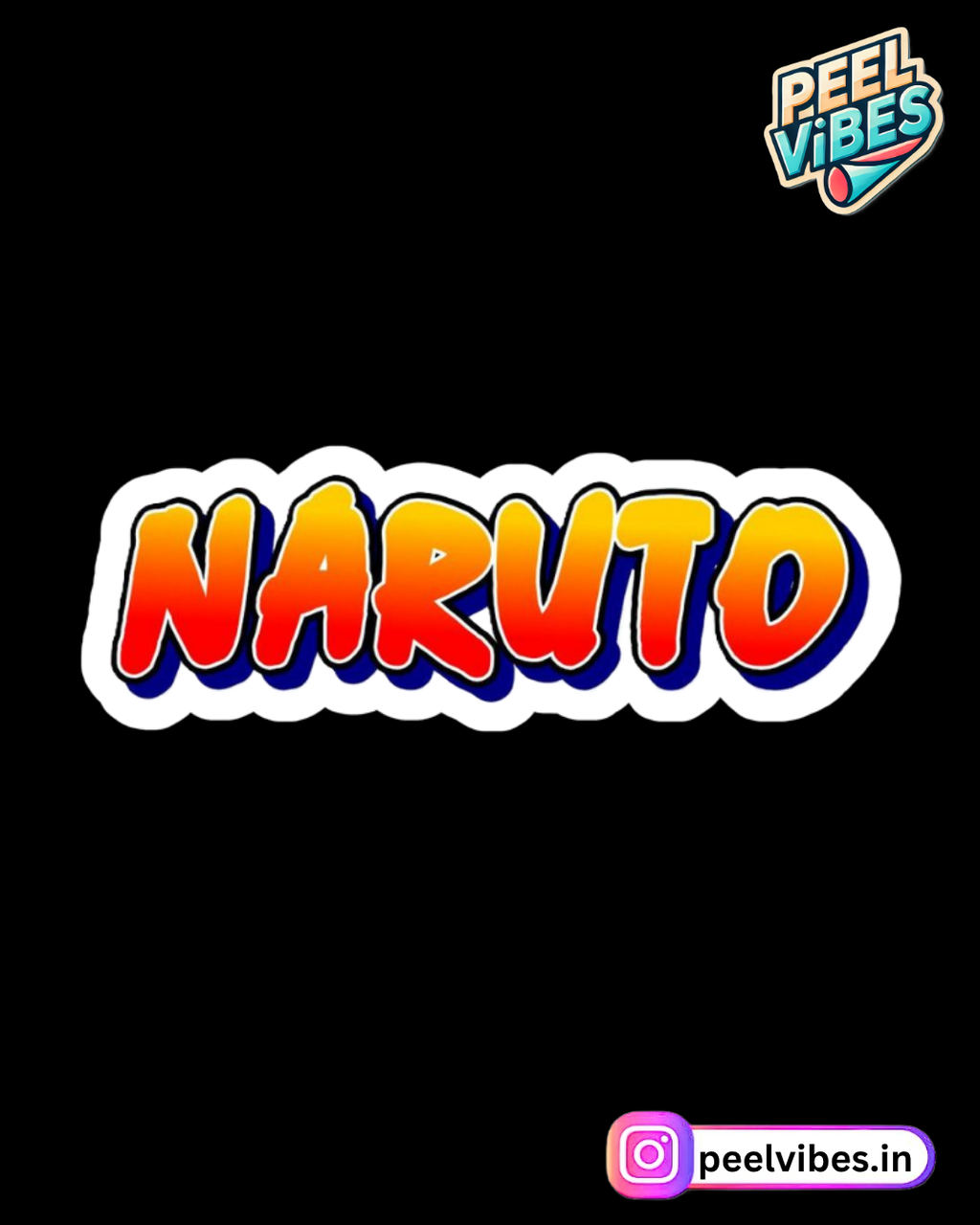 naruto anime sticker for laptop waterproof india