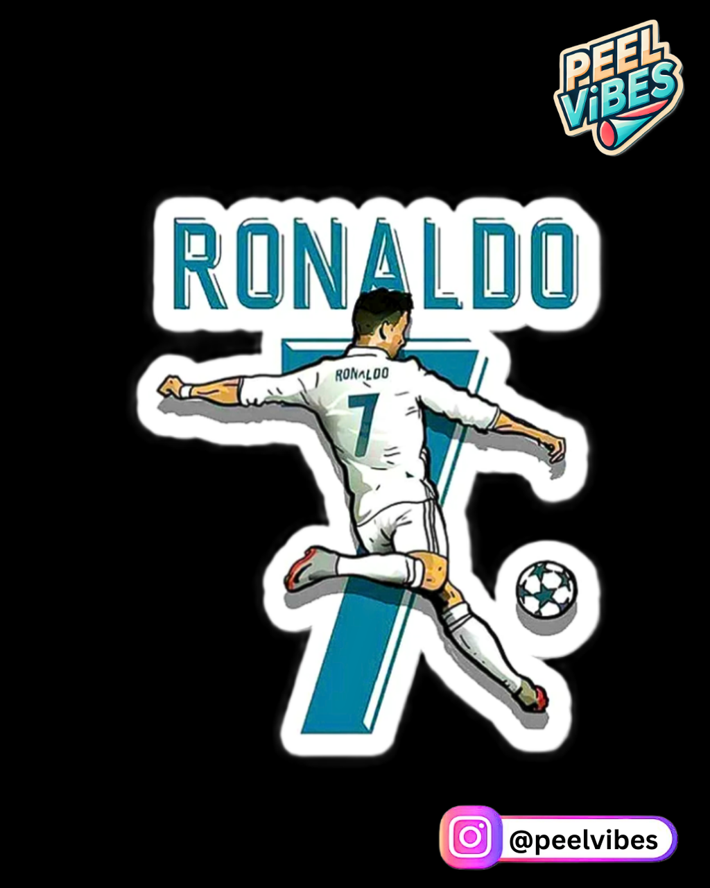 Ronaldo Sticker Pack of 5
