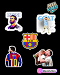 Messi Sticker Pack of 5