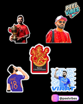 Virat Sticker Pack of 5