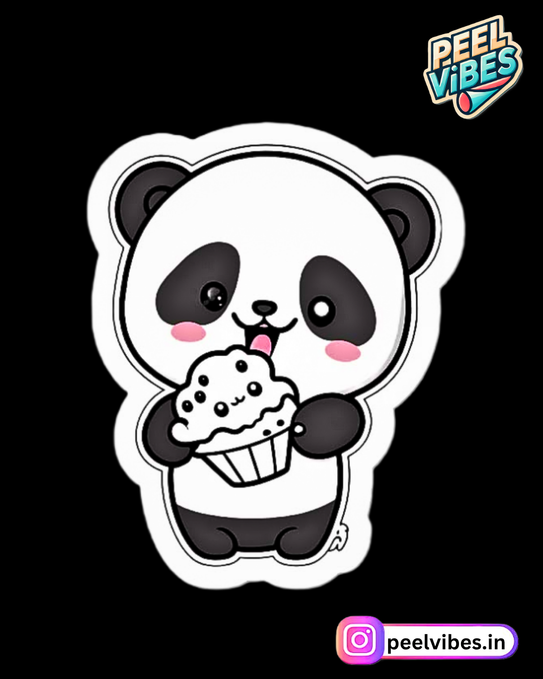 Cute Panda Sticker