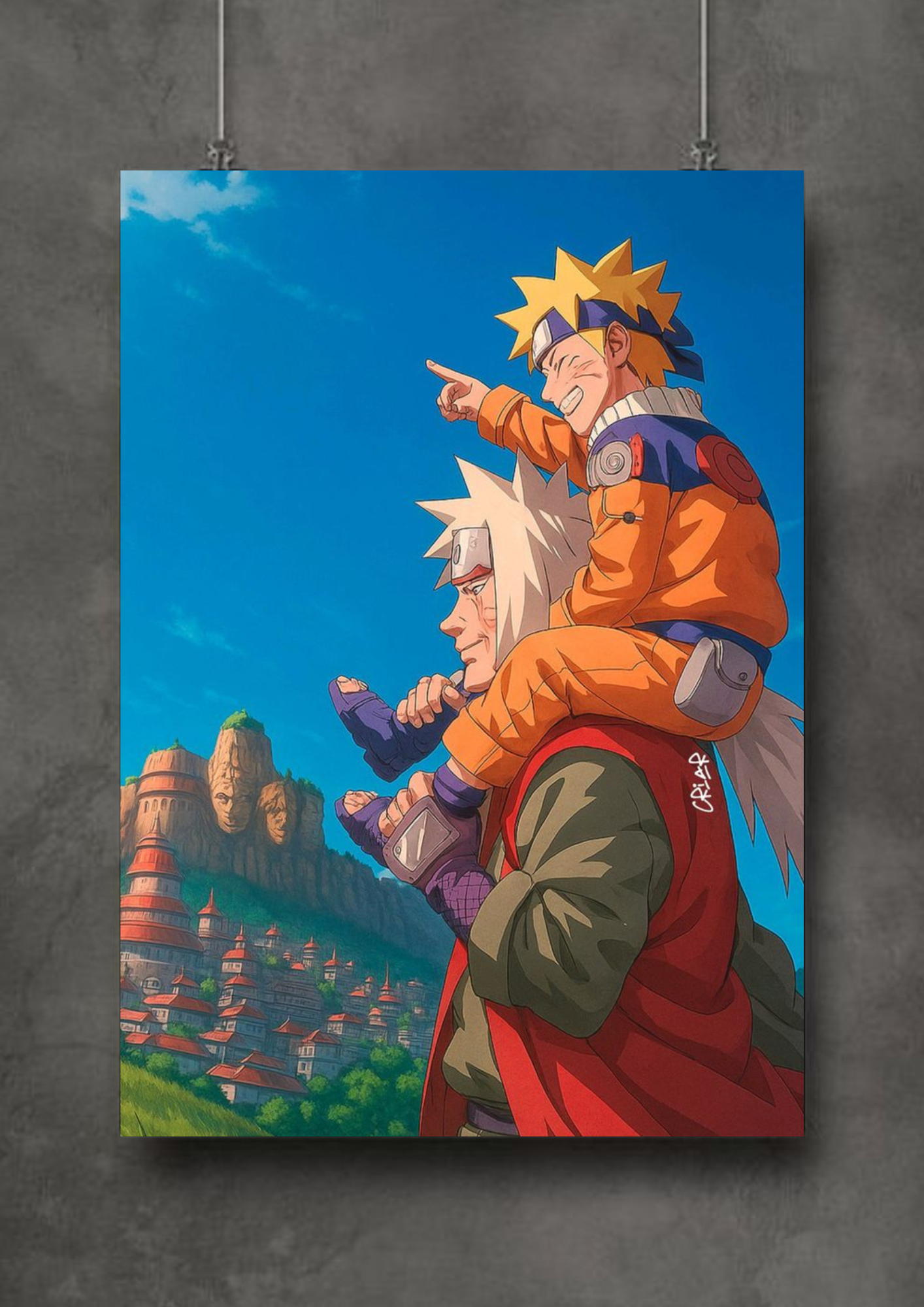 Naruto and Jiraiya